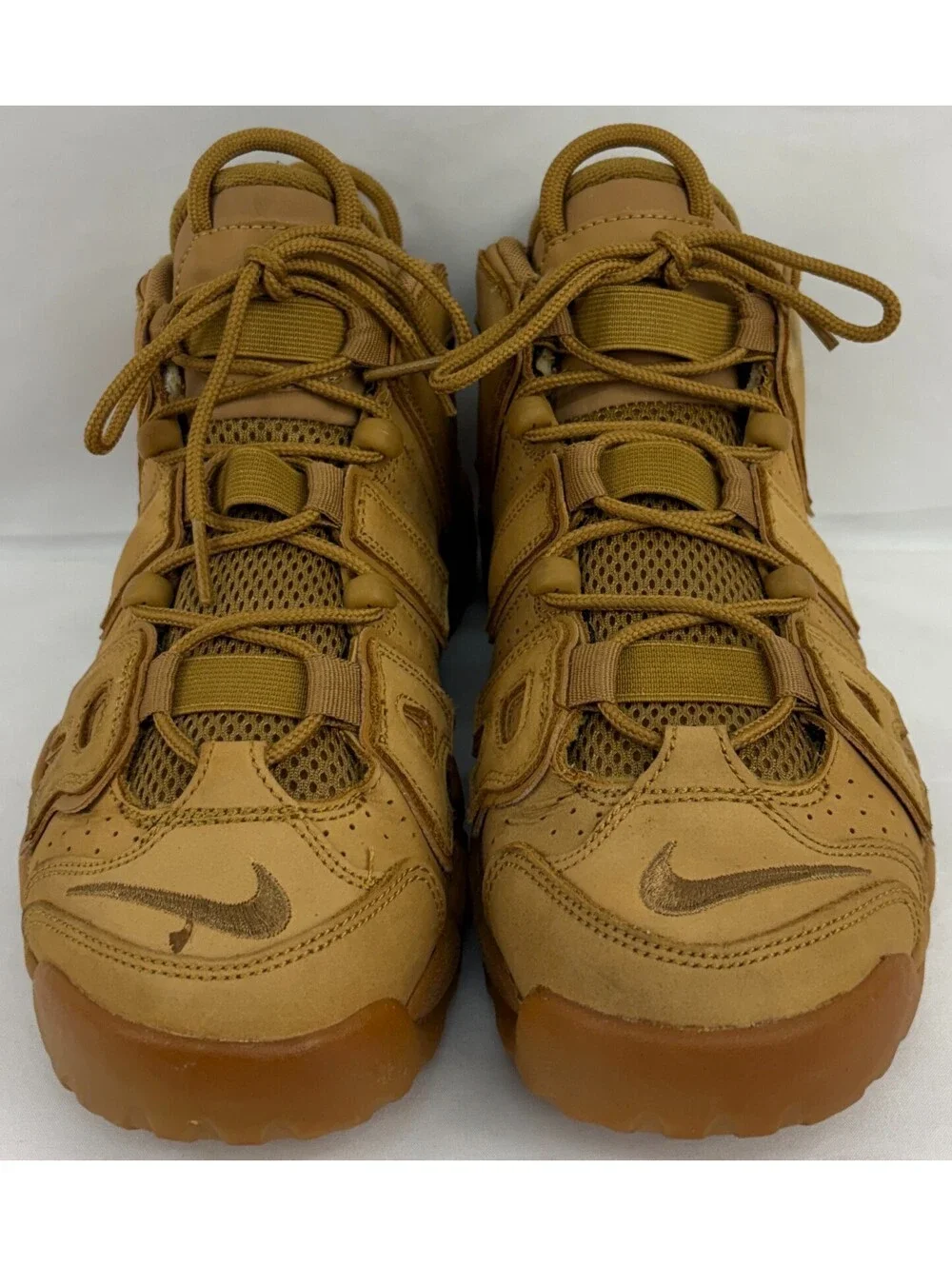 Size 7 (GS) - Nike Air More Uptempo Mid Flax 922845-200